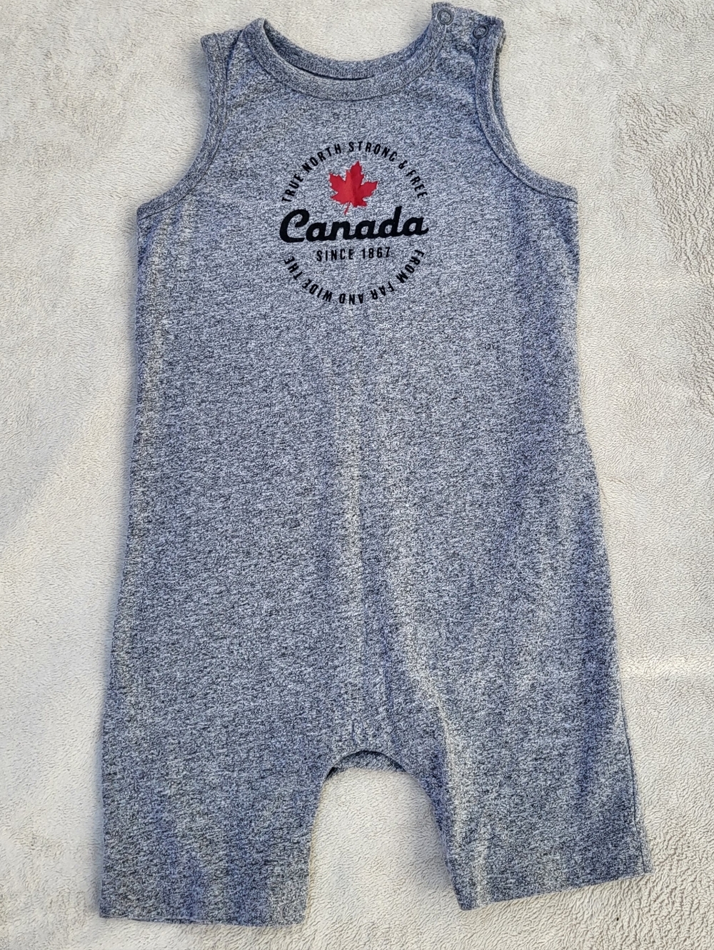 🚨3/$10 Canada Sleeveless Romper